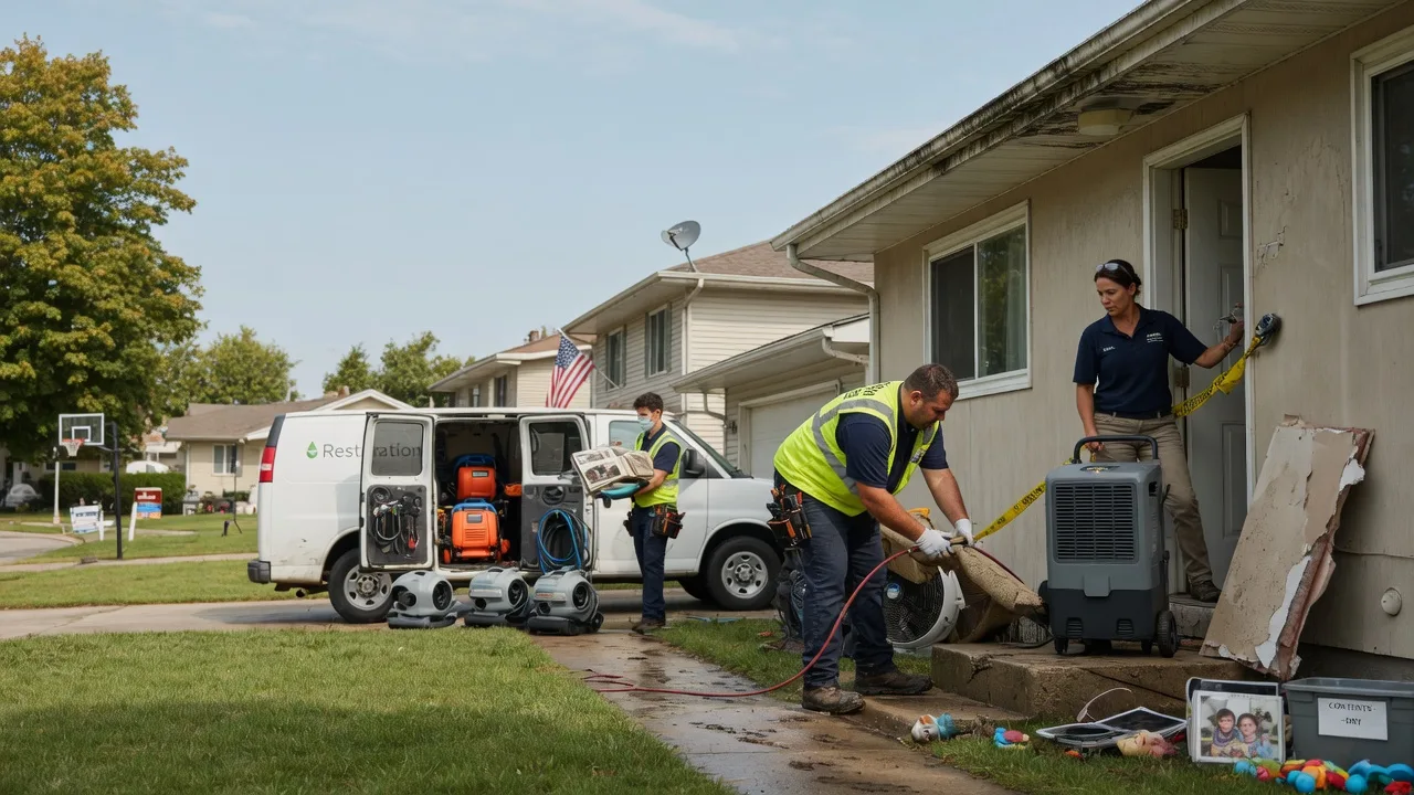 Water Damage Restoration in Moline, MI near me